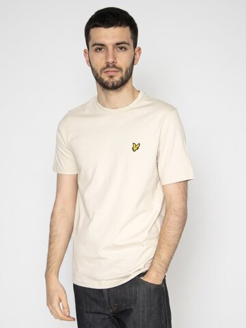 T-Shirt 'Cove' Lyle & Scott en beige : devant