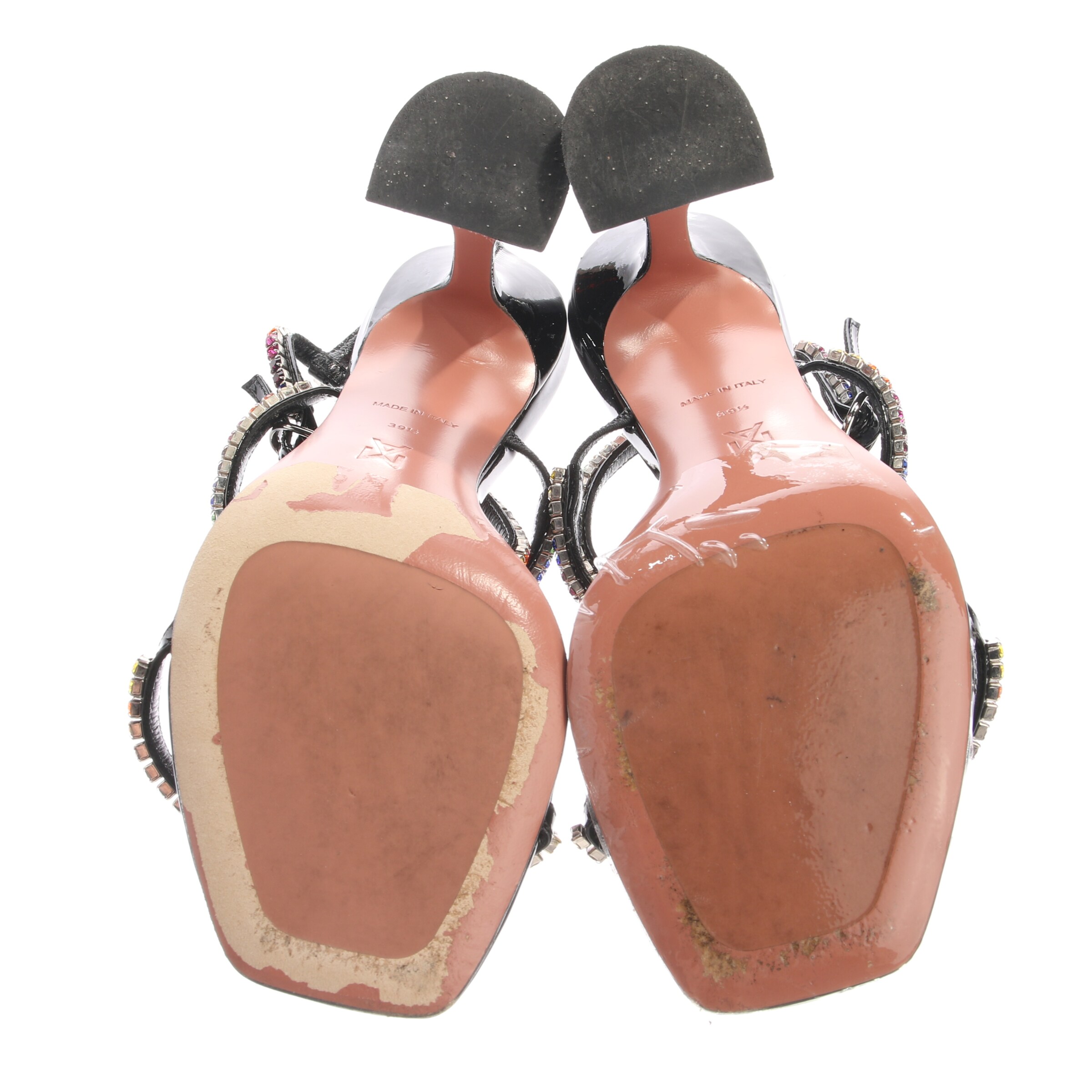 Amina Muaddi Sandals & High-Heeled Sandals in 39,5 in Black