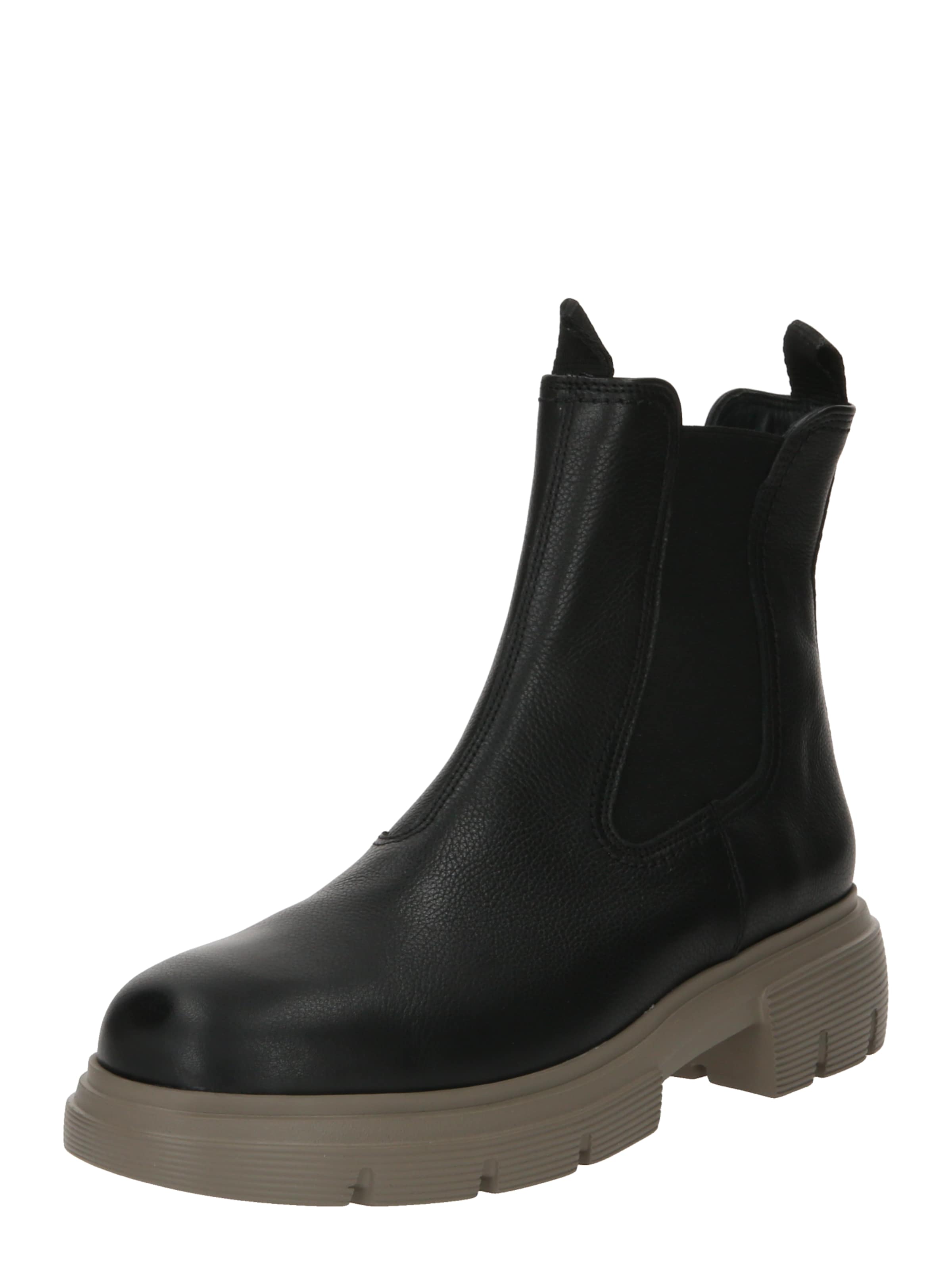 Paul Green Chelsea Boots '9894' in Schwarz: Vorderseite