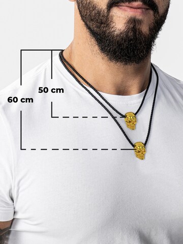 SERASAR Kette 'Skull' in Gold