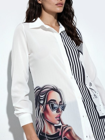 Camicia da donna di MSN Collection in bianco