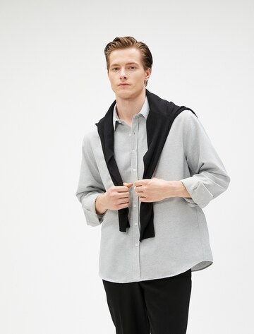 Koton Regular fit Button Up Shirt in Grey