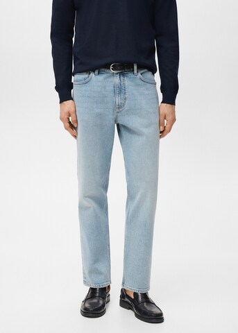 MANGO MAN Tapered Jeans 'Ben' in Blau: Vorderseite