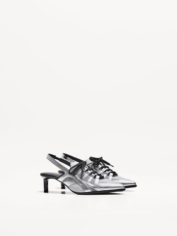 Décolleté sling di Bershka in grigio