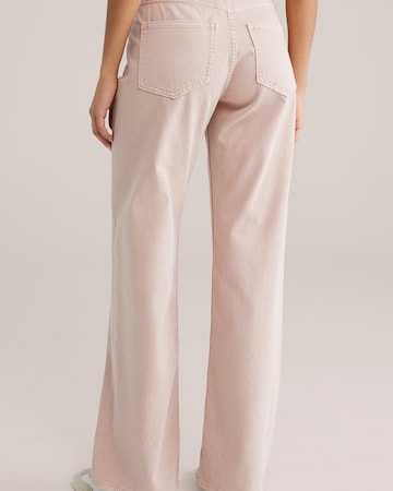 Wide leg Jeans di WE Fashion in rosa
