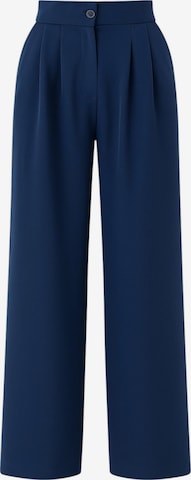 Pantalon à pince 'ALYA' fashionshowcase en bleu : devant