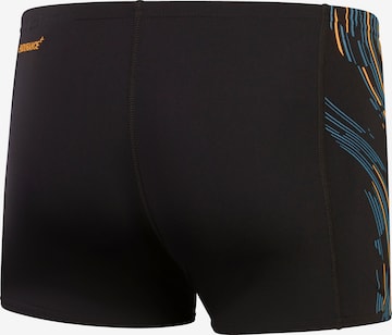 SPEEDO Athletic Swim Trunks in Black