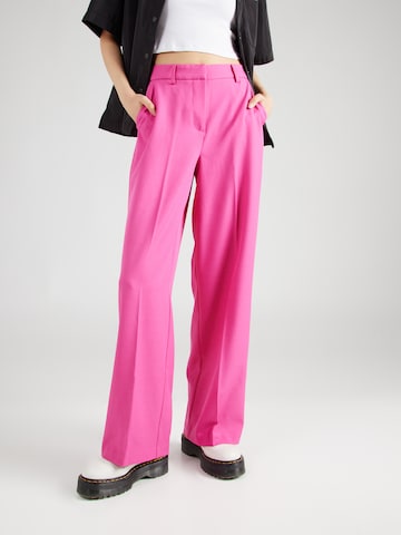 ONLY Regular Pleated Pants 'HELENE' in Pink: front