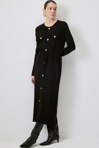 Touche Prive Blousejurk in Zwart: voorkant