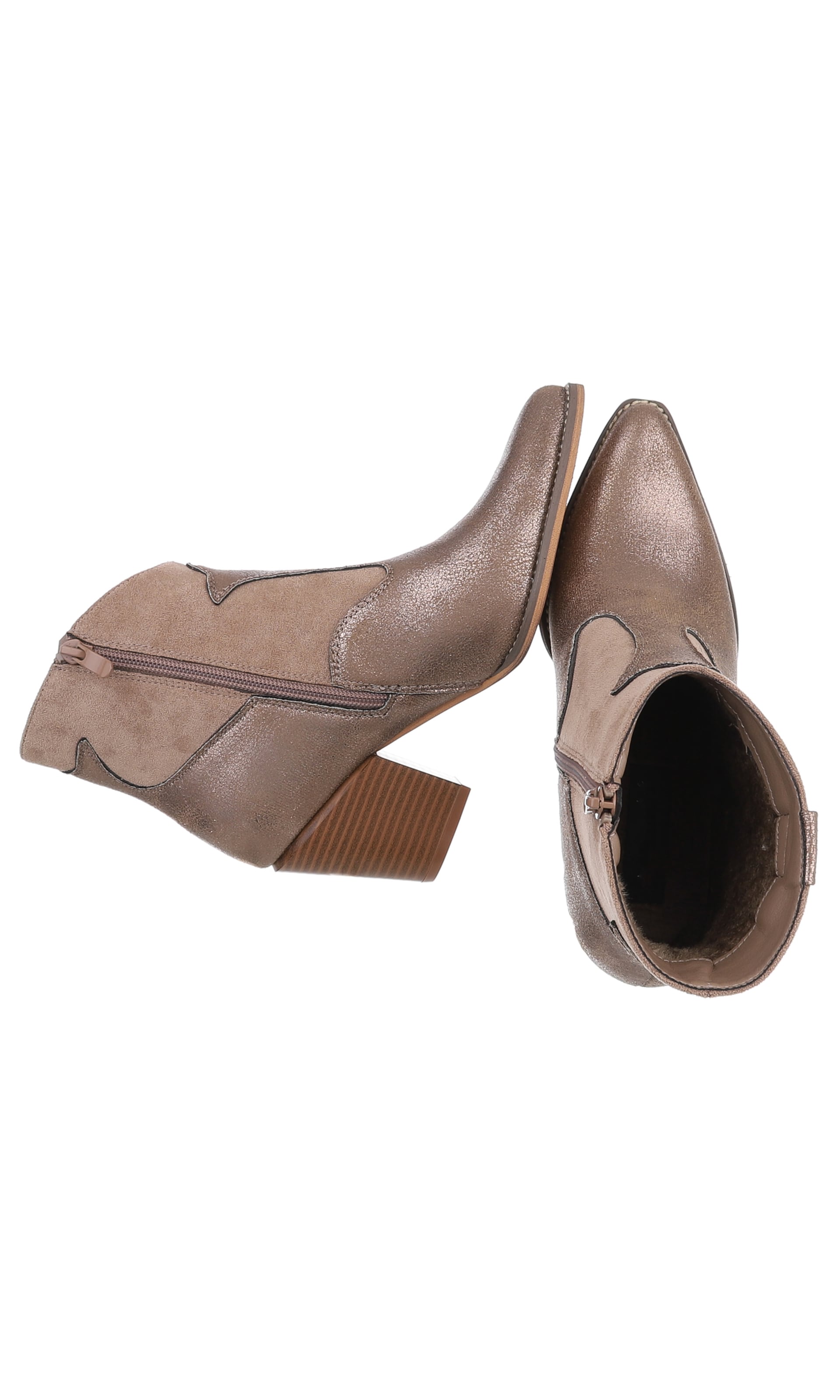 Ital-Design Cowboy Boots in Brown
