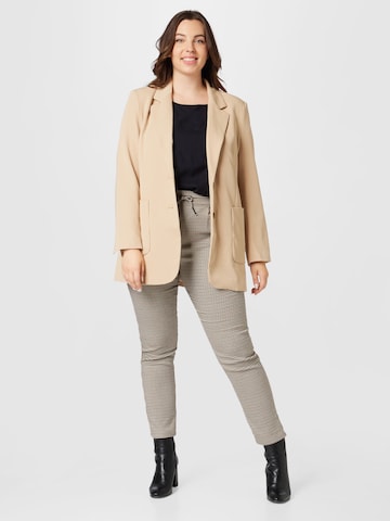 ONLY Carmakoma Regular Pants in Beige