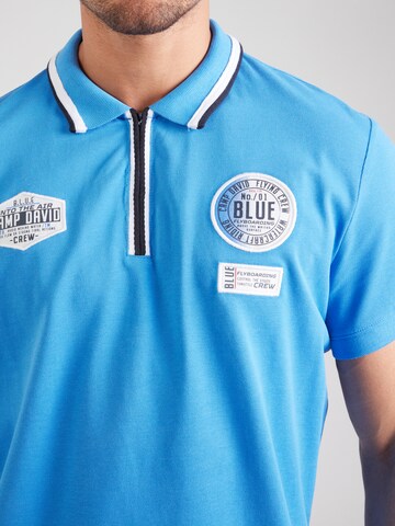 CAMP DAVID - Camiseta en azul