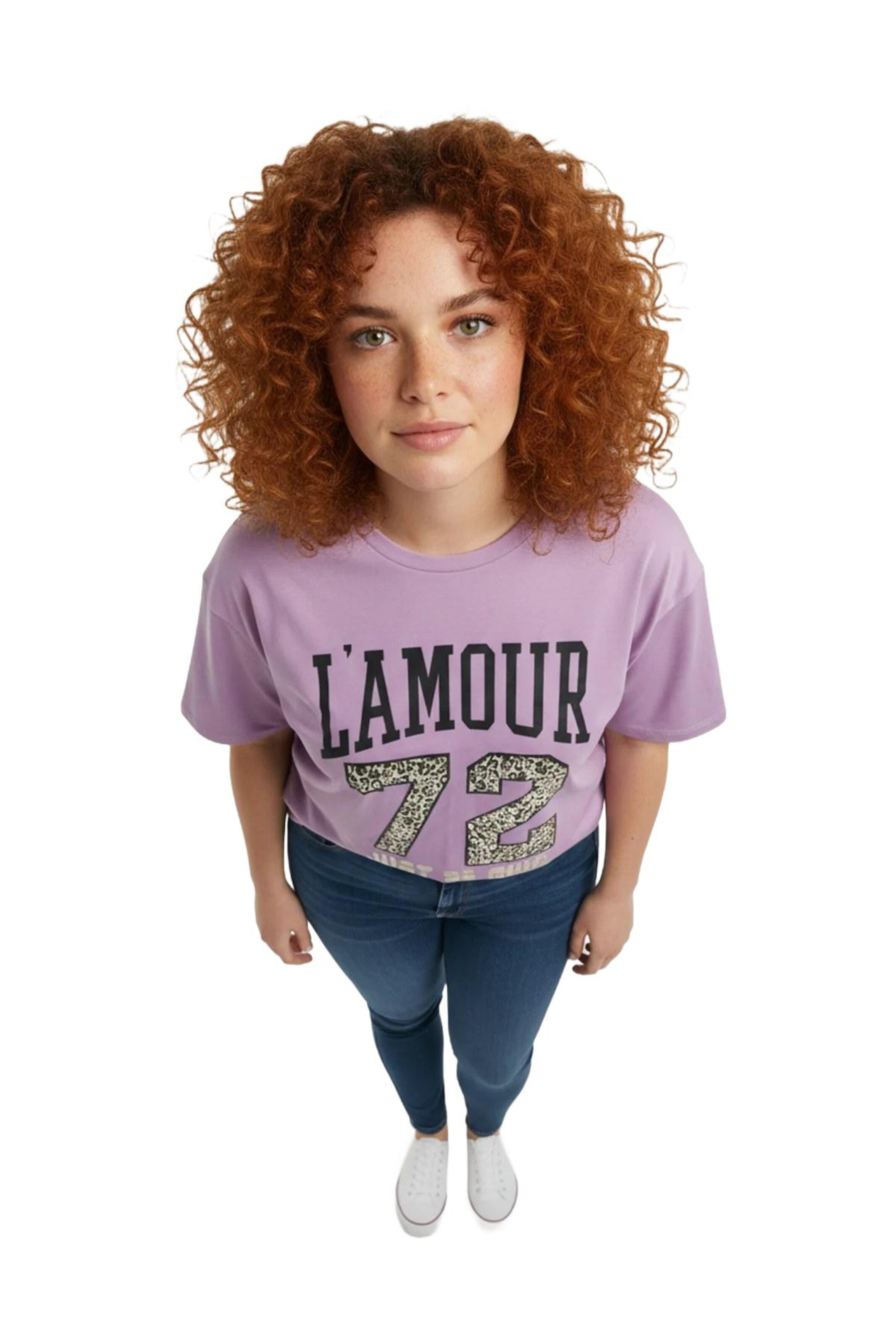 Shape Of You T-Shirt in Lila