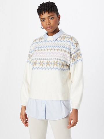 Envii Sweater in White: front