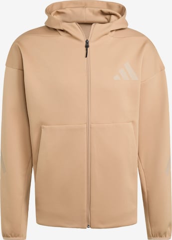 ADIDAS SPORTSWEAR Спортивная кофта 'Z.N.E.' в Коричневый: спереди