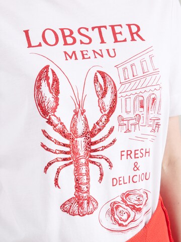 balta Rich & Royal Marškinėliai 'Lobster'