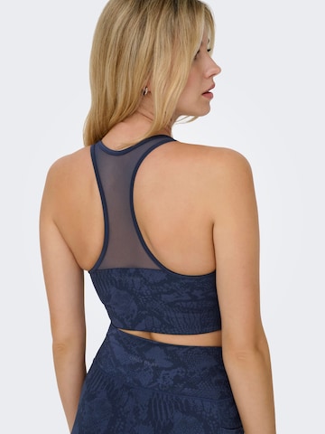 ONLY PLAY Medium Support Sports-BH 'ONPFire-2' i blå