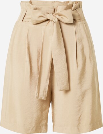 Regular Pantalon à plis 'Christopher' modström en beige : devant