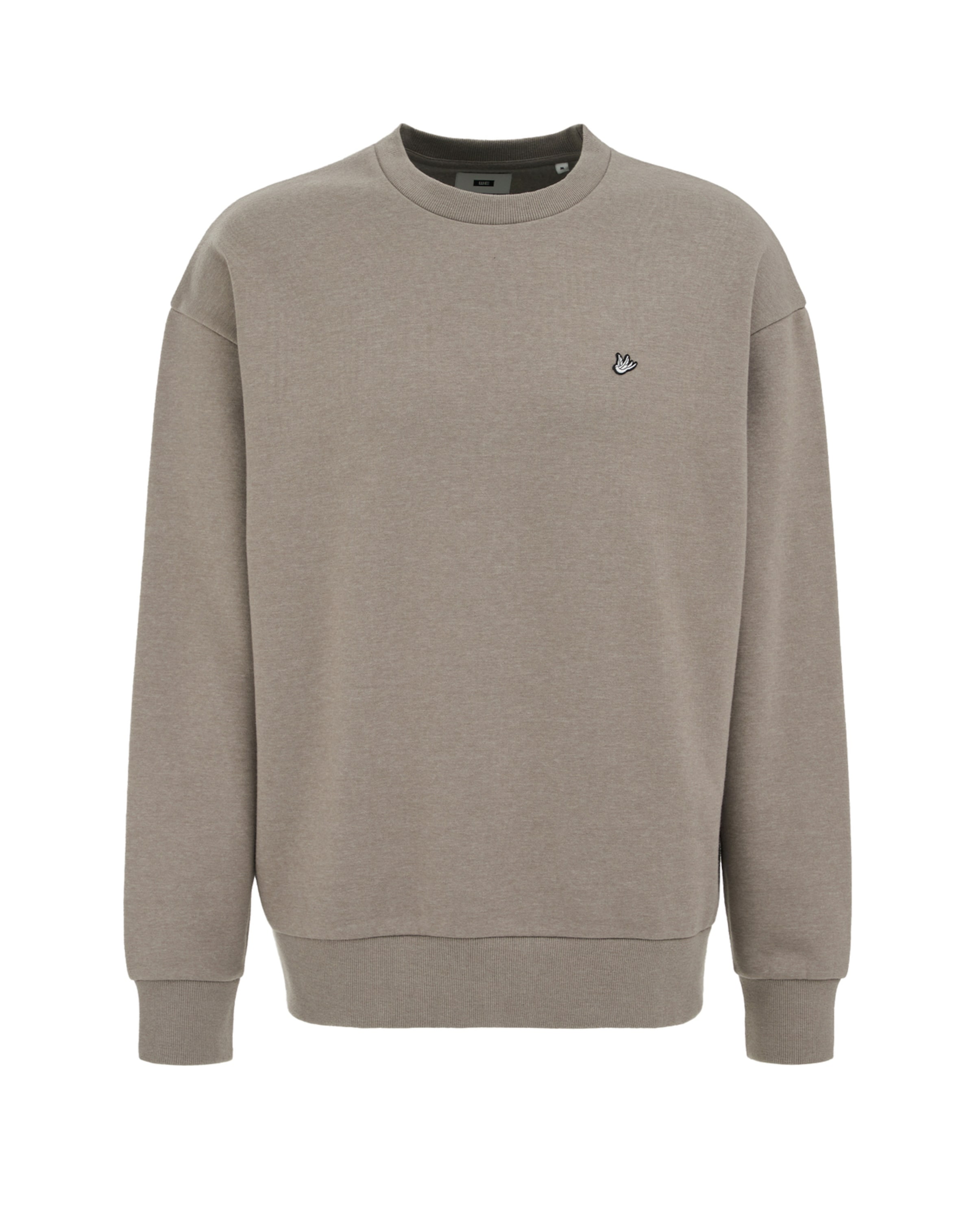 WE Fashion Sweatshirt in Grau: Vorderseite