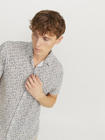 JACK & JONES Slim fit Πουκάμισο 'Summer' σε λευκό