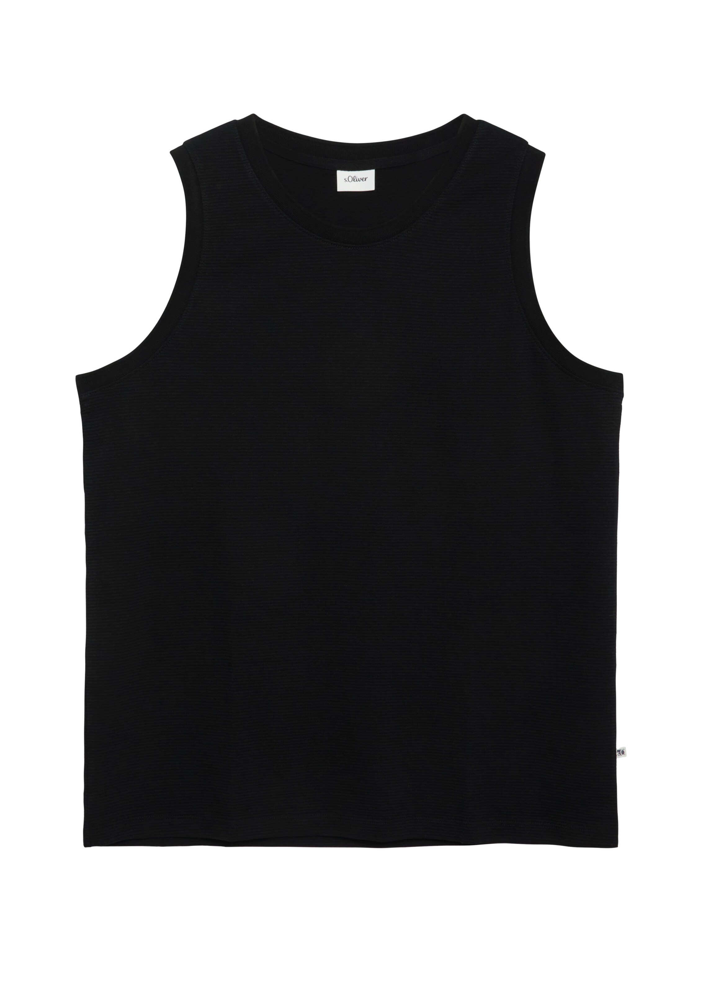 S. Oliver Shirt in Black: front