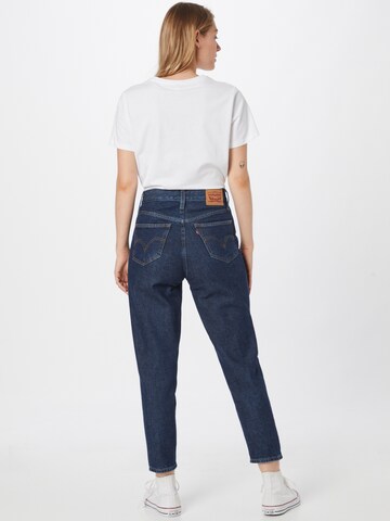 LEVI'S ® Avsmalnet Jeans 'High Waisted Mom' i blå