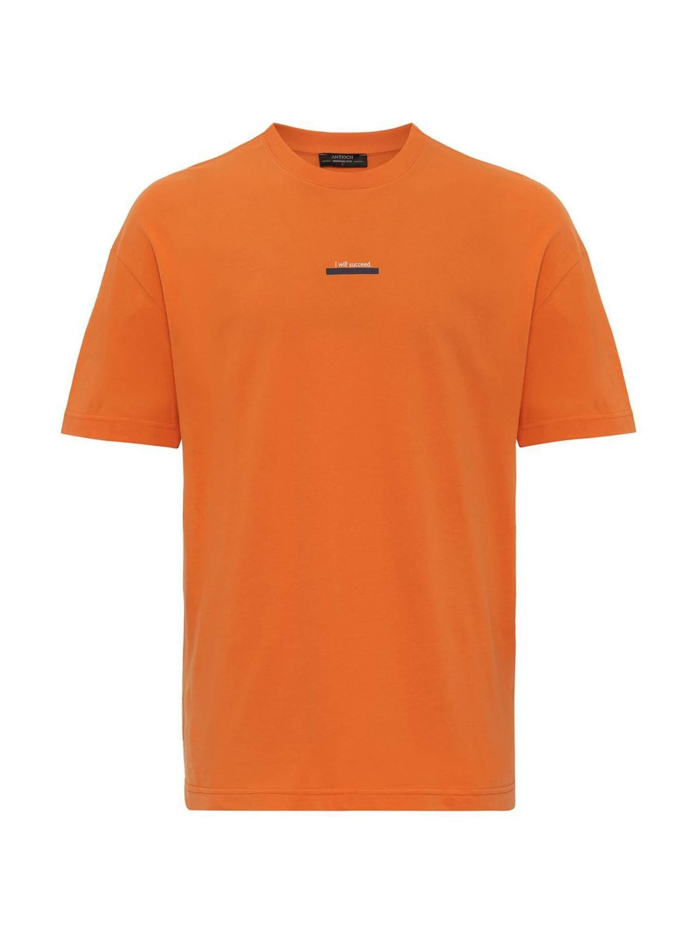 T-Shirt Antioch en orange : devant