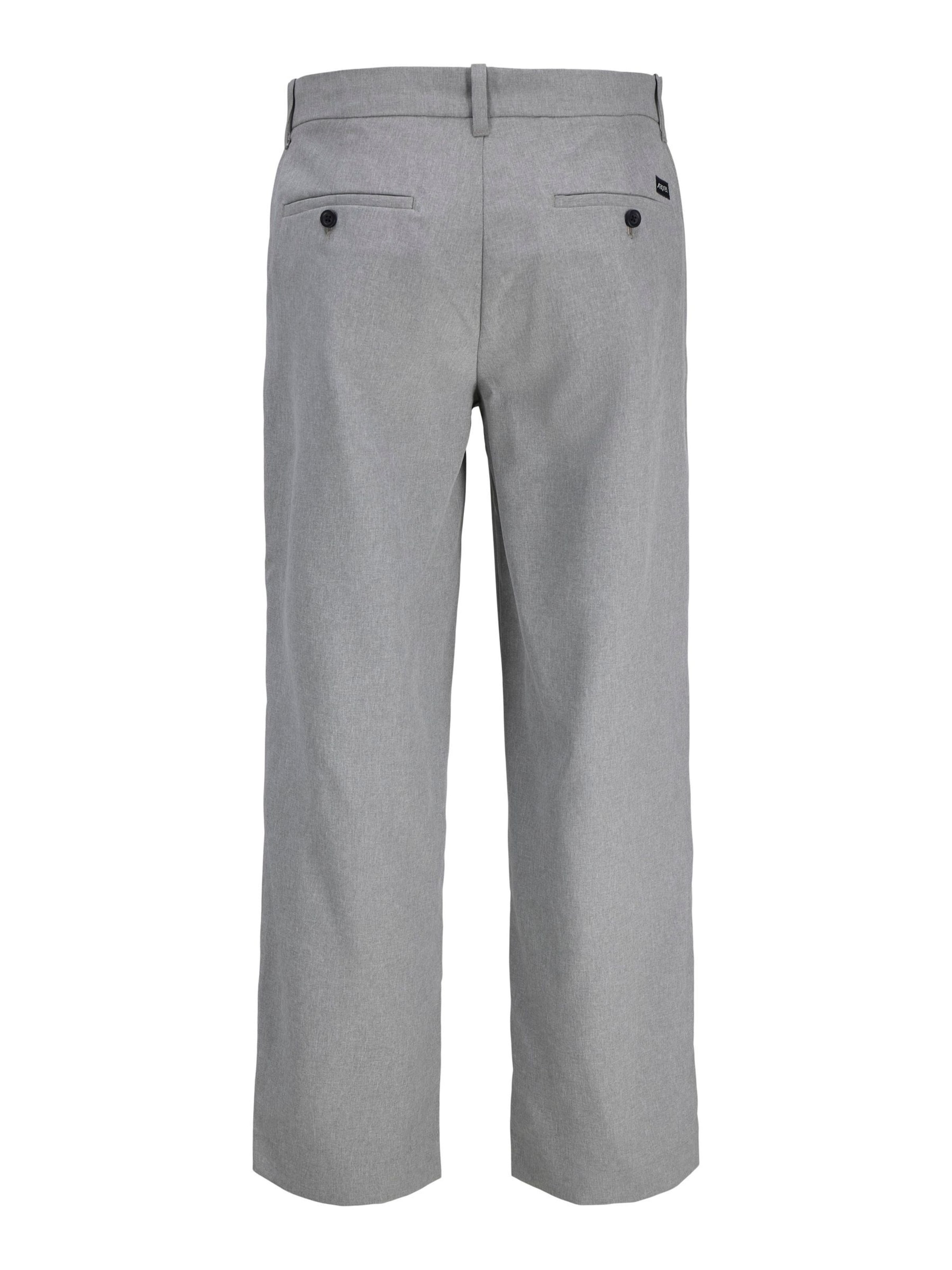 aprel Wide Leg Lærredsbukser i grå