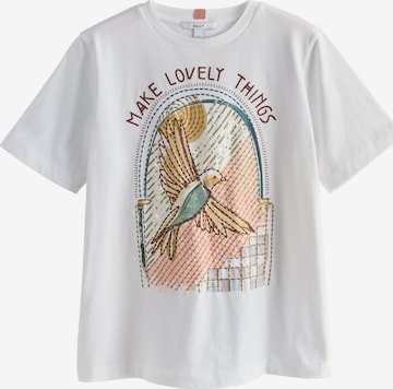 Next T-Shirt 'Provence' in Weiß: Vorderseite