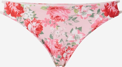 HOLLISTER Bas de bikini en vert / rose / rose / blanc, Vue avec produit