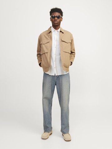 JACK & JONES Comfort fit Overhemd 'JJESummer' in Wit