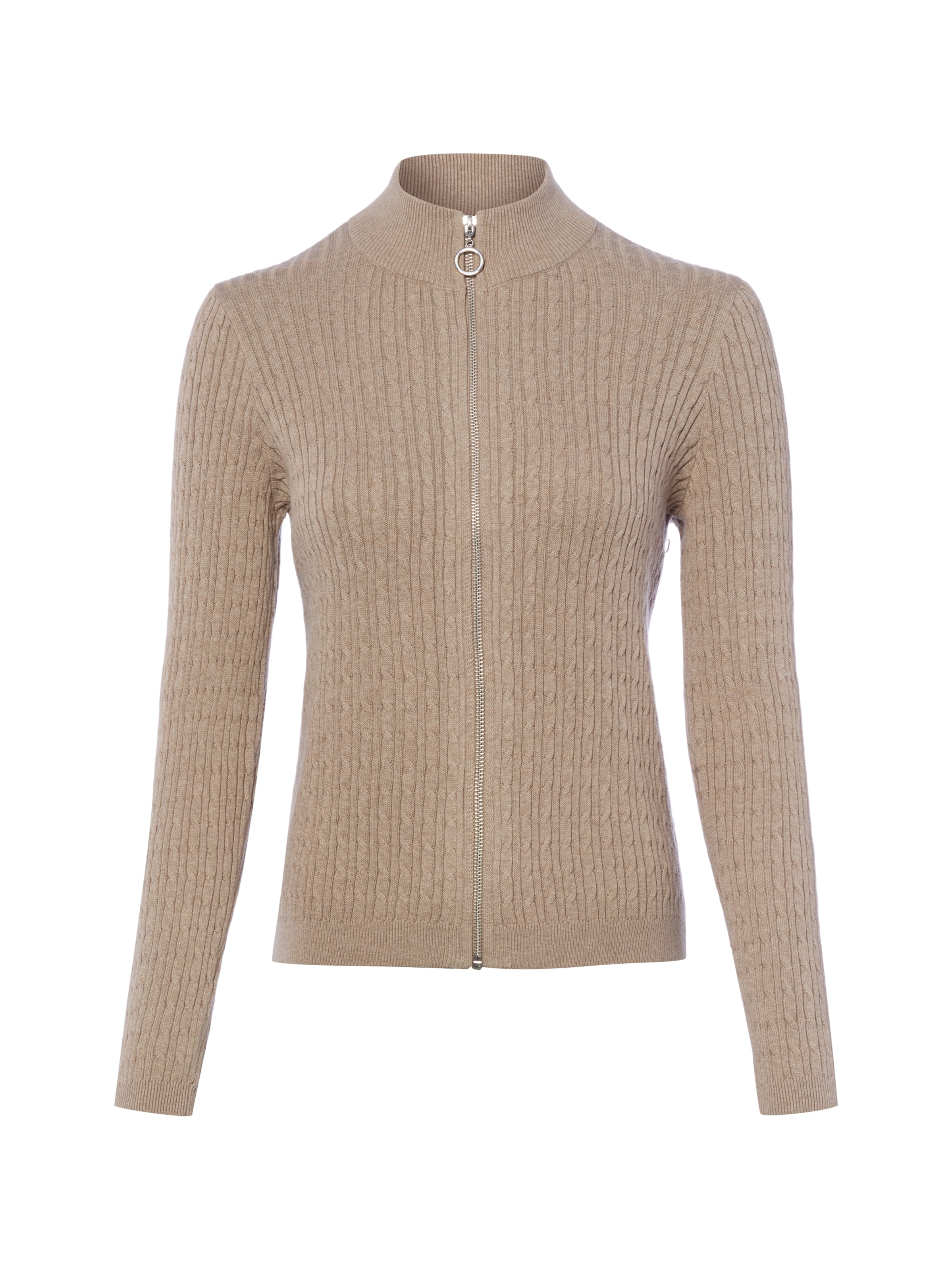 Franco Callegari Knit cardigan in Beige: front