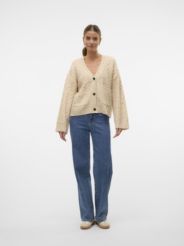 VERO MODA Gebreid vest 'COLETTE' in Beige