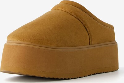 Bershka Slipper in camel, Produktansicht