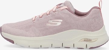 SKECHERS - Sapatilhas baixas 'Arch Fit' em roxo: frente