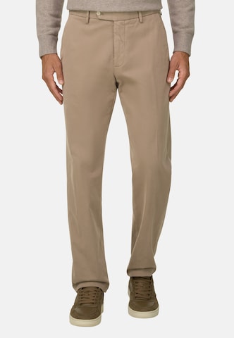 Boggi Milano Slimfit Hose in Beige: Vorderseite