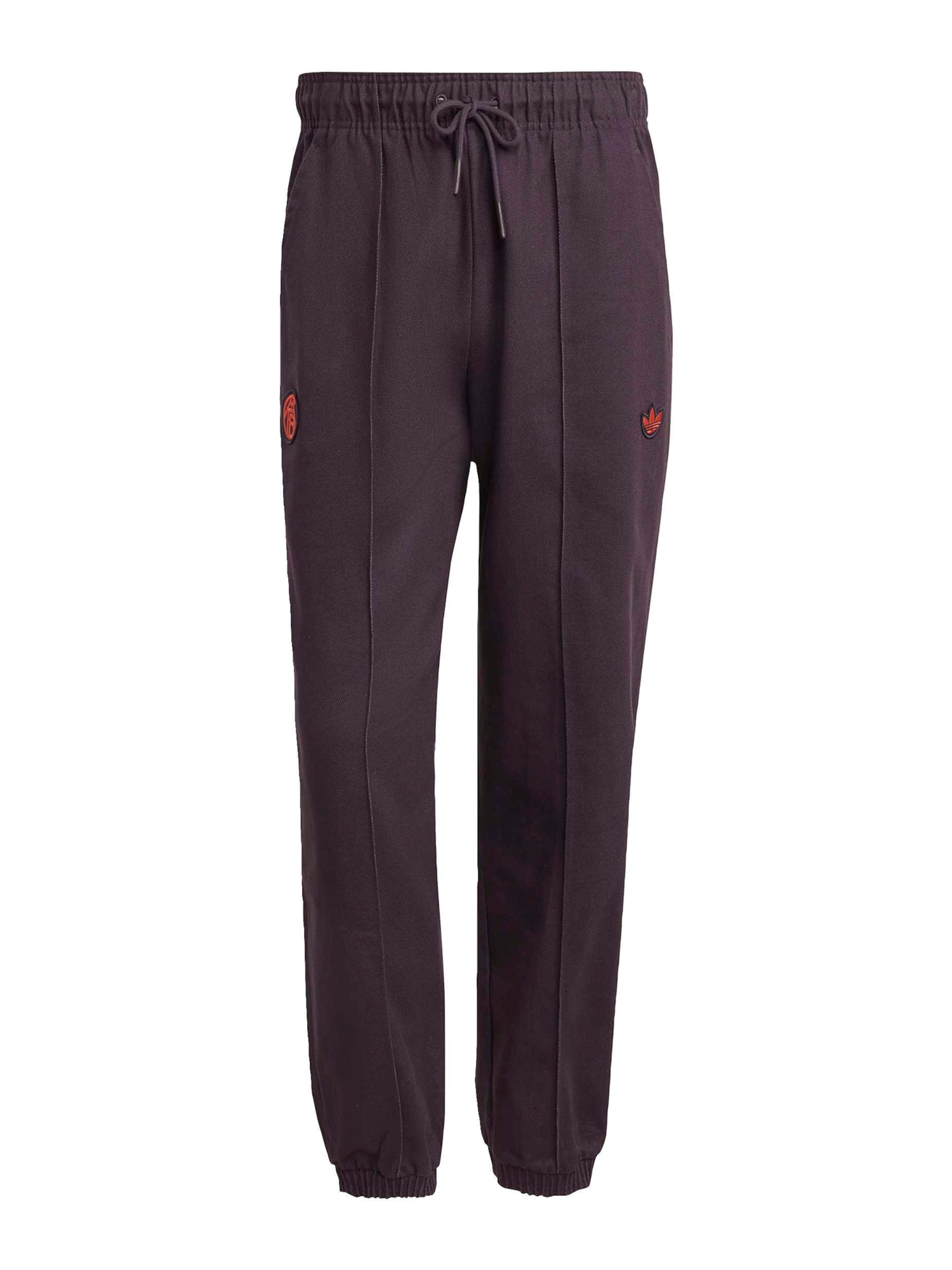 ADIDAS PERFORMANCE Дънки Tapered Leg Спортен панталон 'FC Bayern München' в кафяво: отпред