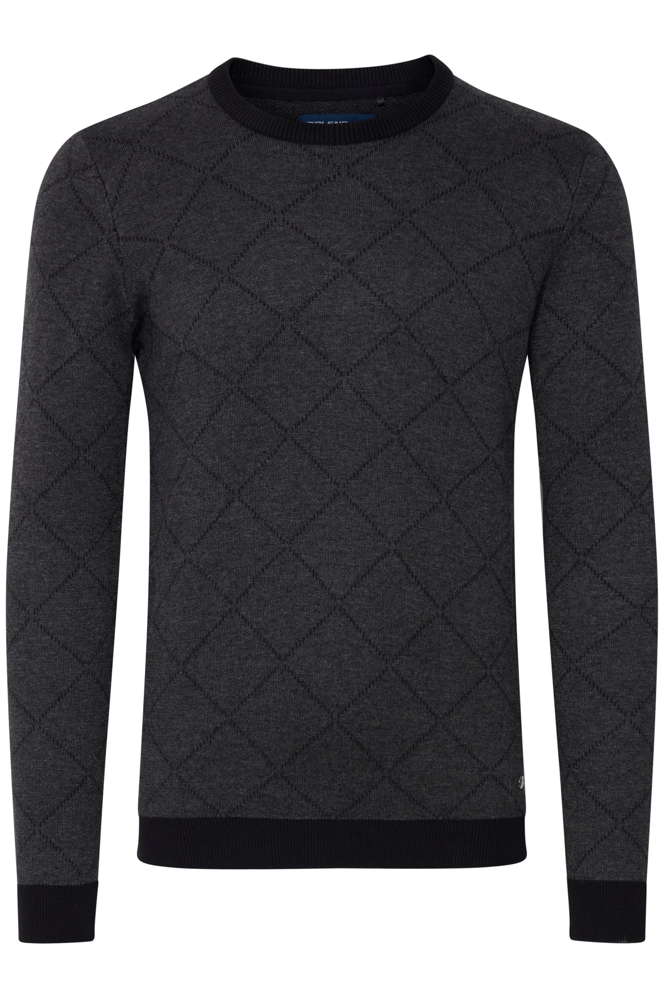 BLEND Trui 'Nison' in Grijs: voorkant