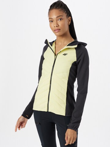 4F Outdoor Jacket in Yellow: front