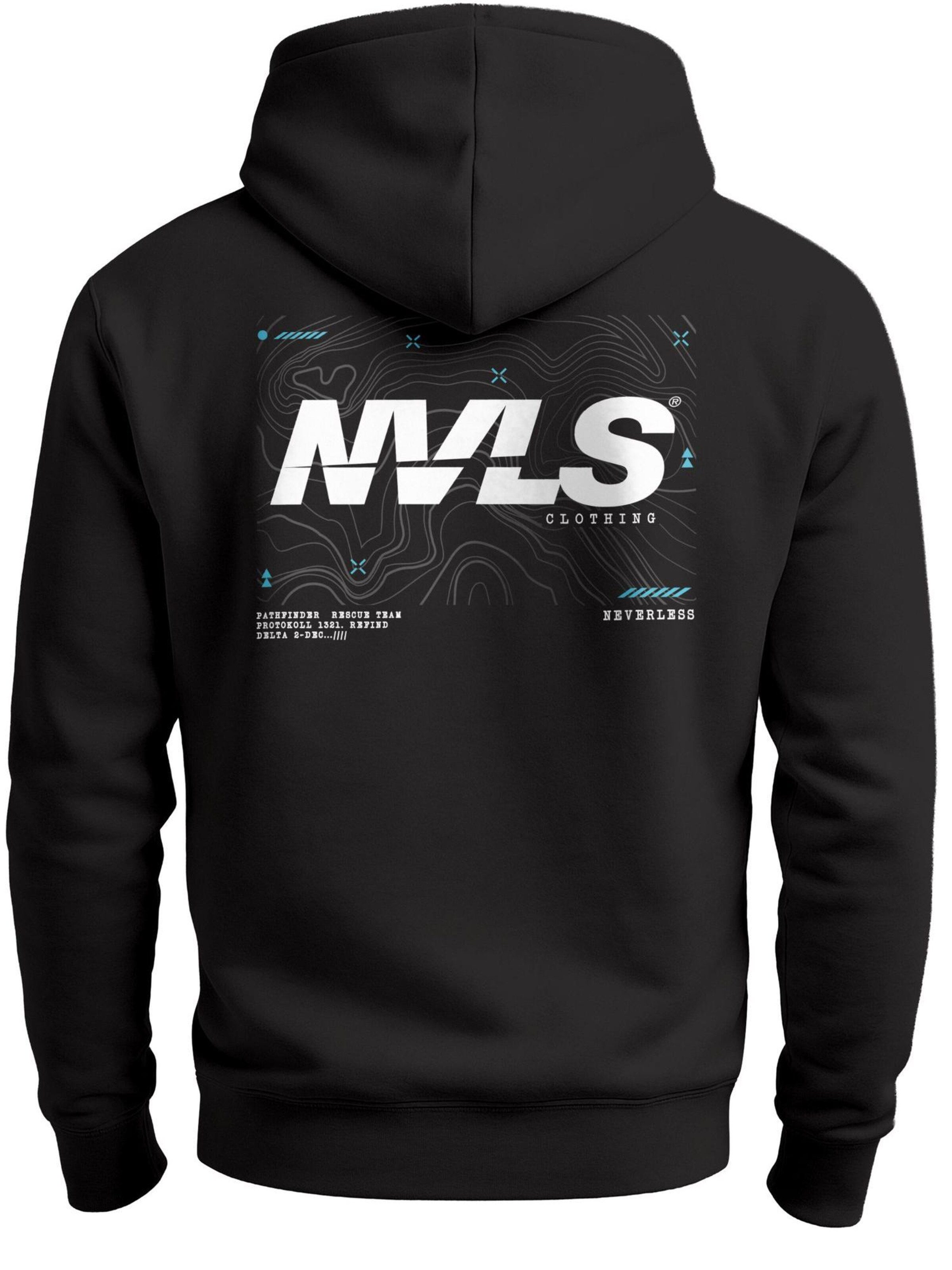 Neverless Sweatshirt 'Explorer' in Black