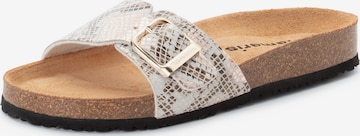 Tamaris - Zapatos abiertos en beige: frente