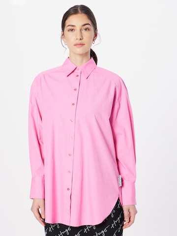 HUGO Red - Blusa 'Ennia' en rosa: frente