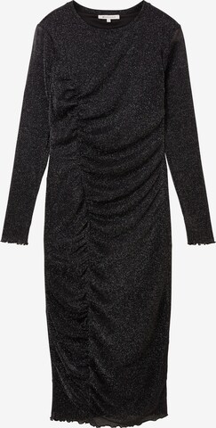 TOM TAILOR DENIM Kleid in Schwarz: predná strana