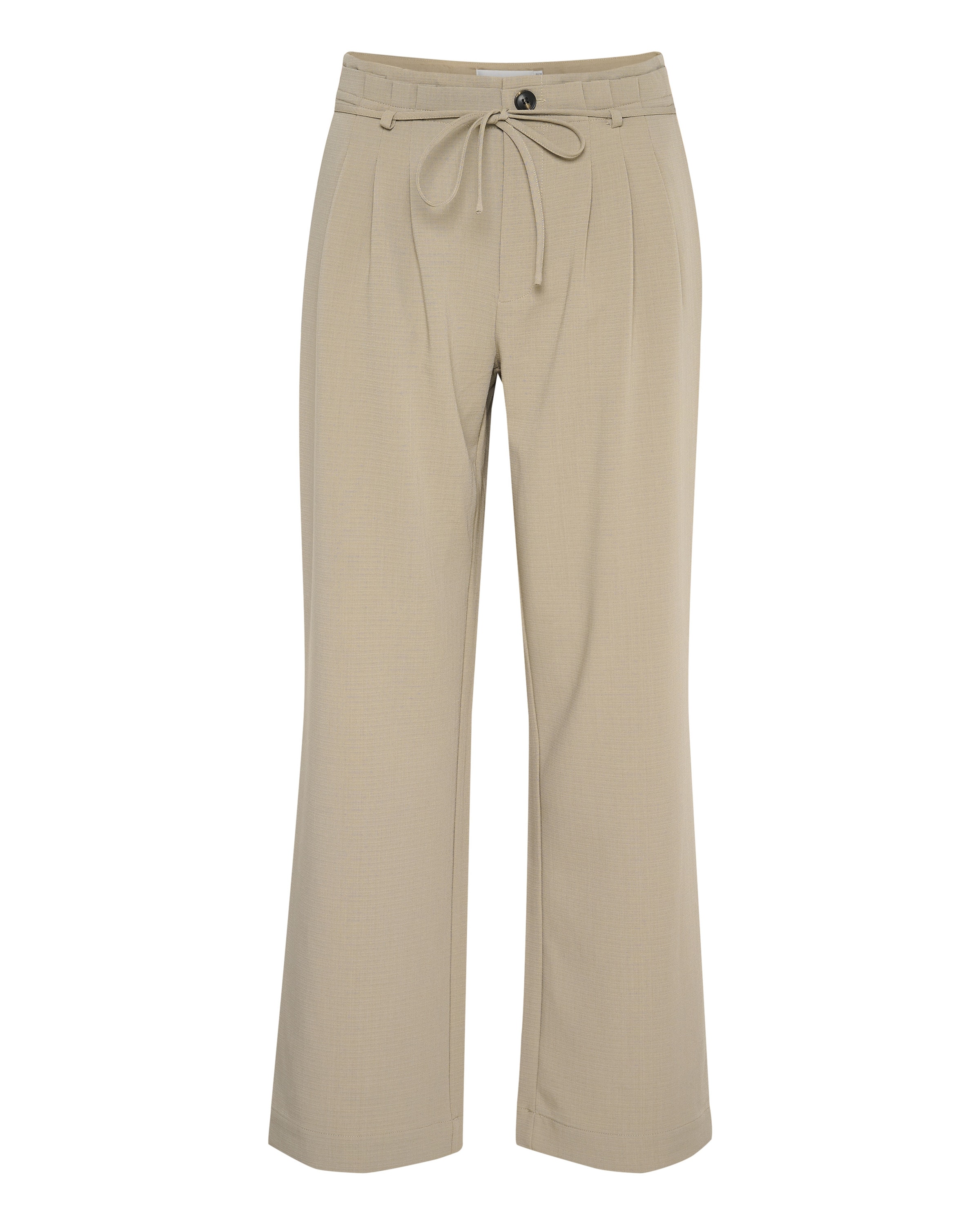 KAREN BY SIMONSEN Loosefit Broek 'KBRo' in Beige: voorkant