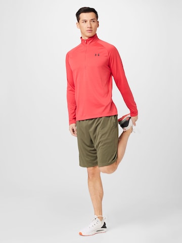 UNDER ARMOUR Funktionsshirt 'Tech 2.0' in Rot