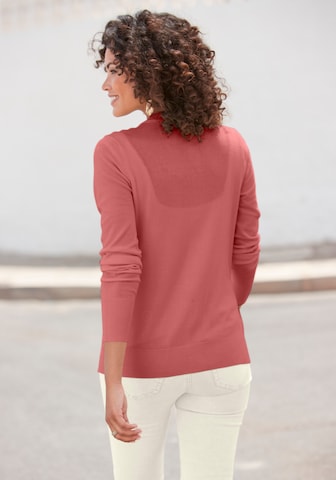 VIVANCE Gebreid vest in Rood