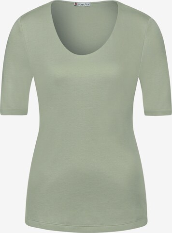 T-shirt STREET ONE en vert : devant