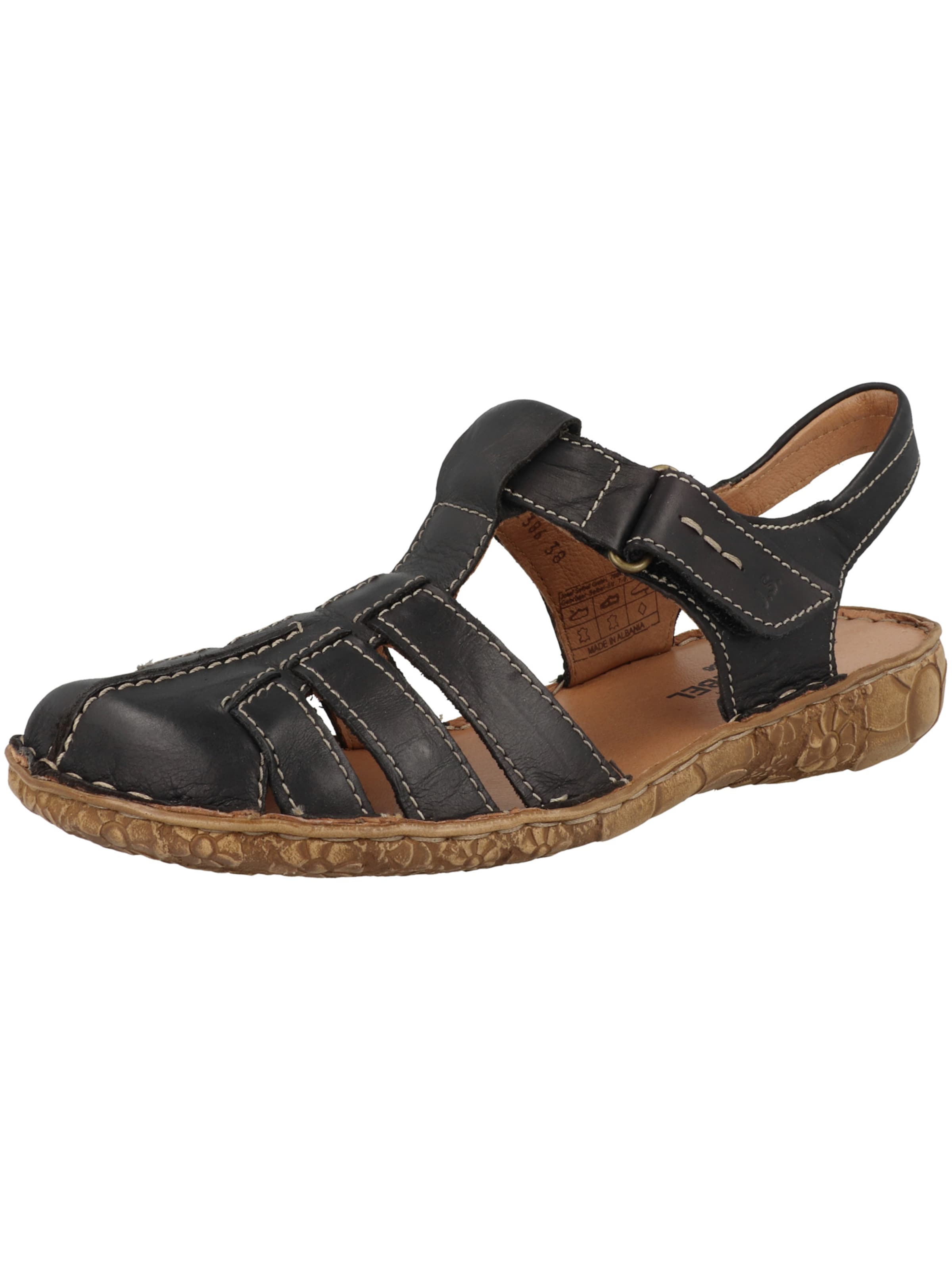 JOSEF SEIBEL Sandals 'Rosalie 48' in Black: front