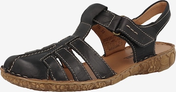 JOSEF SEIBEL Sandals 'Rosalie 48' in Black: front