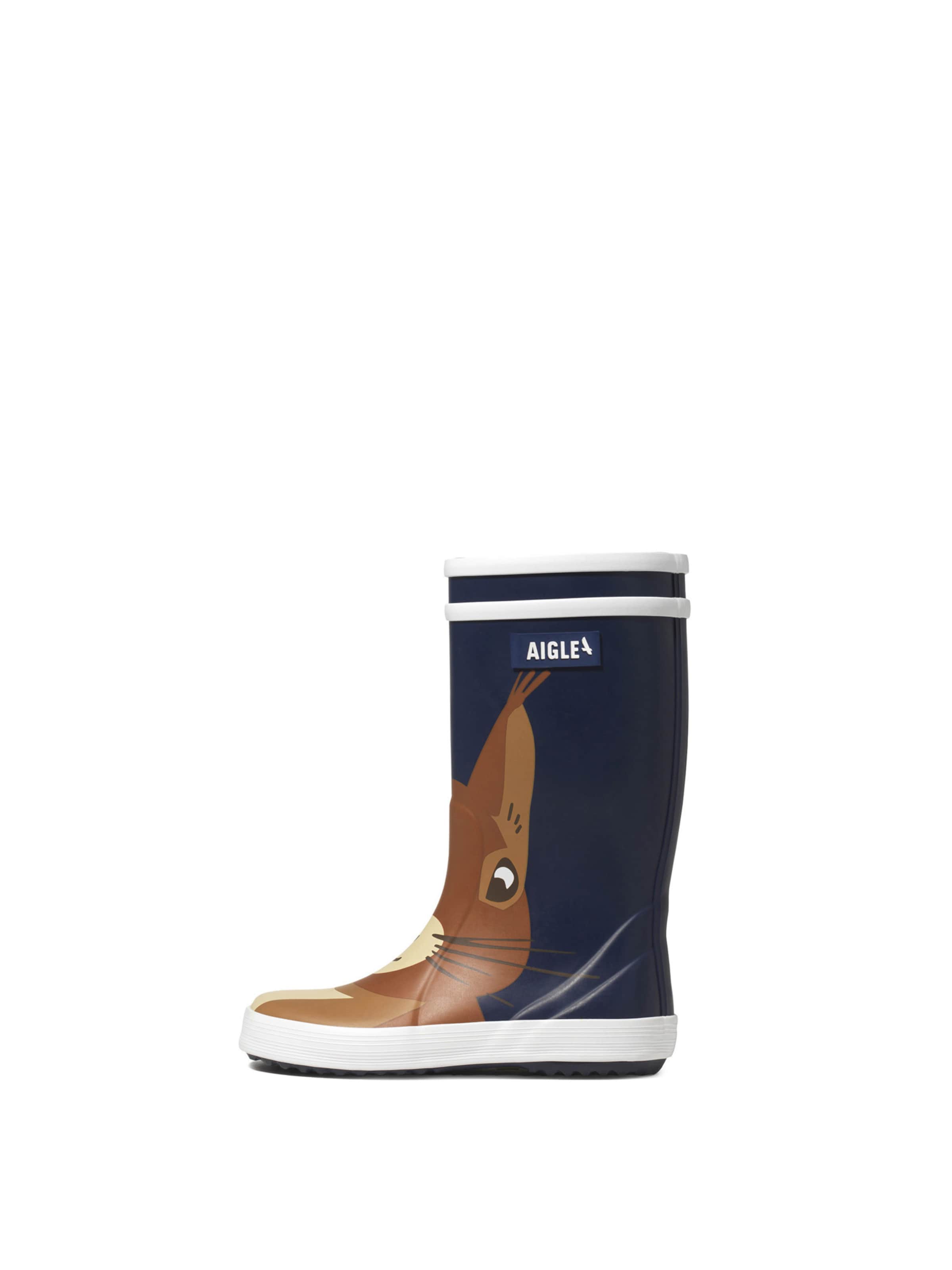Bottes en caoutchouc 'LOLLY POP WWF' AIGLE en bleu : devant